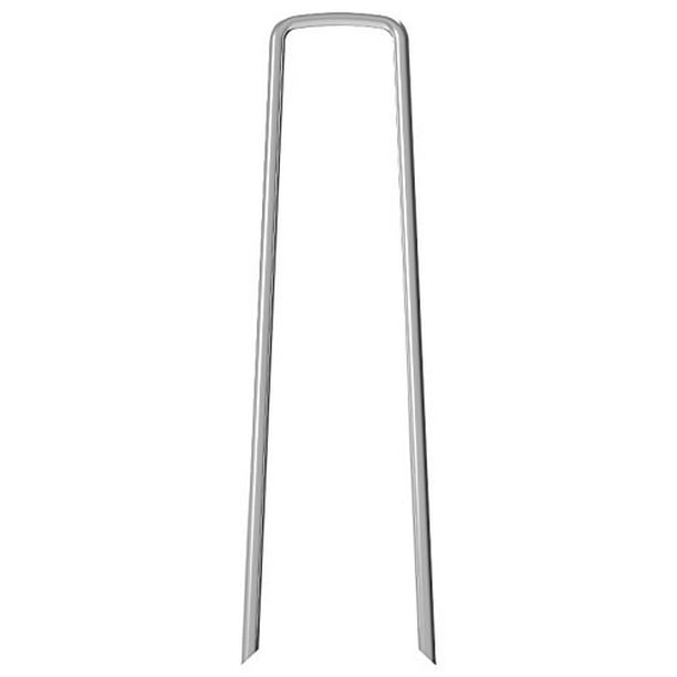 MySit 50 Pack Galvanized 6 Inch Garden Stakes Heavy Duty 11 Gauge U-Shaped Staples Fences Drip Irrigation Securing Stakes Pegs for Anchoring Lawn Drippers Soaker Hose,Wire Landscape Fabric MySit 50 Pack Galvanized 6 Inch Garden Stakes Heavy Duty 11 Gauge U-Shaped Staples Fences Drip Irrigation Securing Stakes Pegs for Anchoring Lawn Drippers Soaker Hose,Wire Landscape Fabric